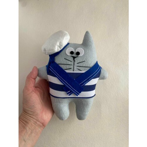Кот моряк игрушка мягкая плюшевая