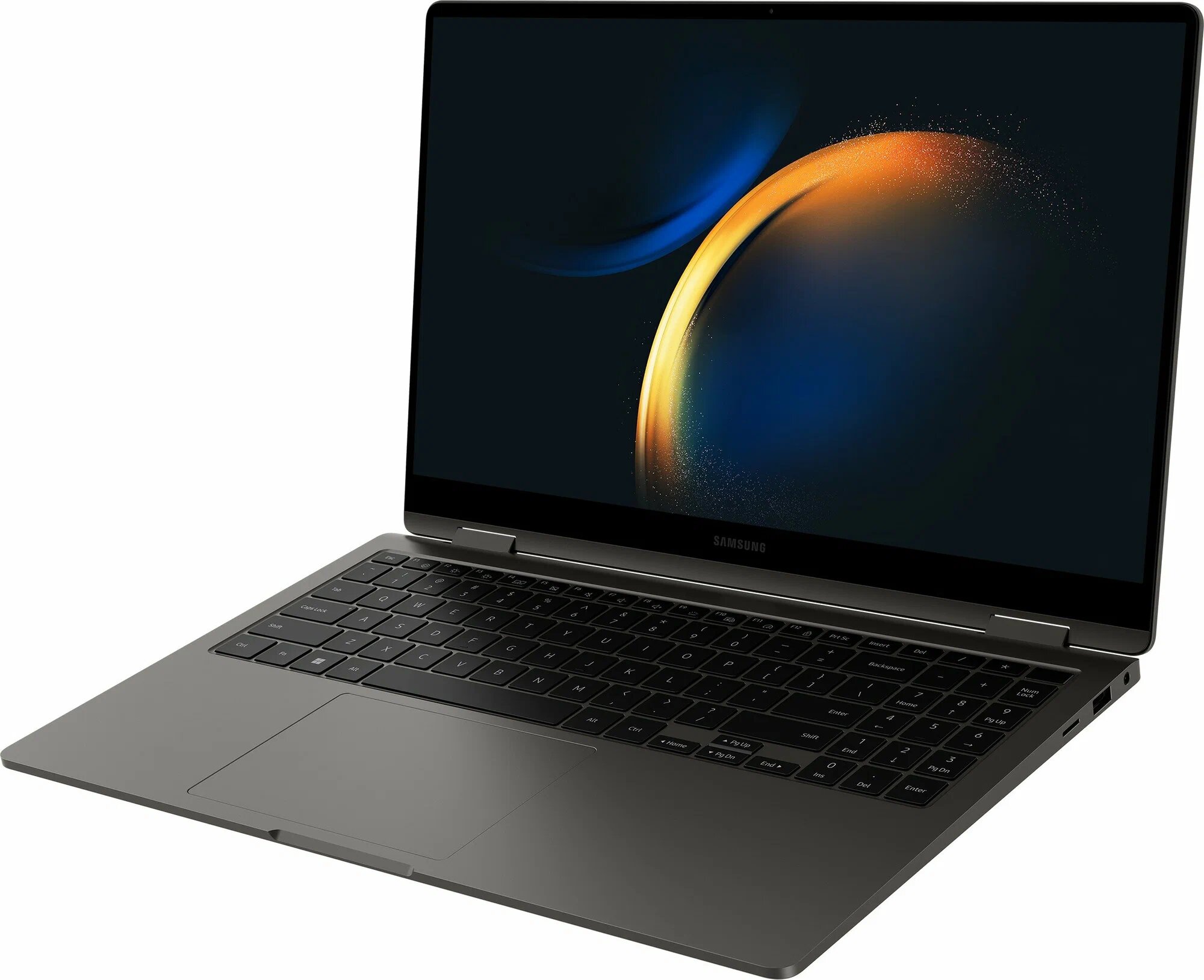 Трансформер Samsung Galaxy Book3 360 NP750 15.6"(1920x1080) Intel Core i7 1360P(2.2Ghz)/16GB SSD 512GB/ /Windows 11 Home/NP750QFG-KA2US