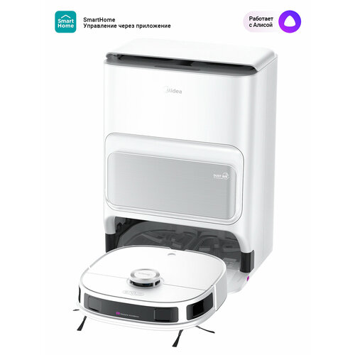 Робот-пылесос с Wi-Fi Midea VCR V12 WH автономная станция очистки LiDAR 3999000₽