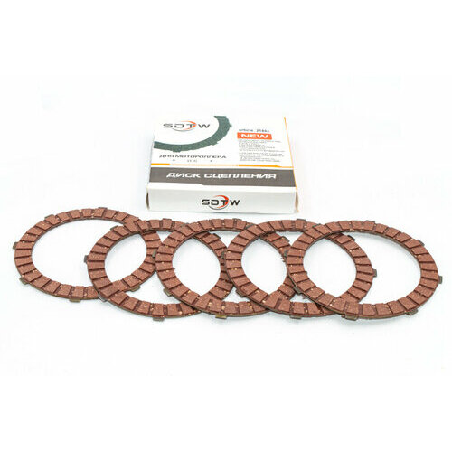 Диск сцепления Иж пробковые SDTW, комплект 6 шт.