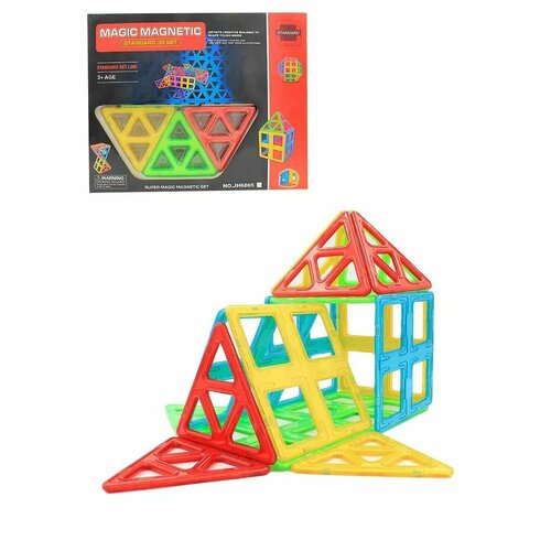Конструктор магнитный Magic Magnetic 30 деталей JH6865 2010₽
