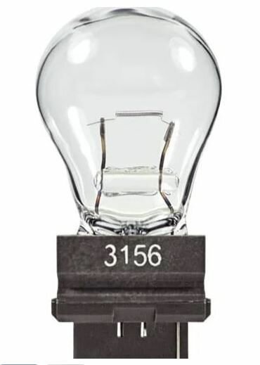 Лампа автомобильная вспомогательного освещения OSRAM ORIGINAL LINE P27W, 27 Вт 12 В (цоколь W2.5x16d), 1 шт; 3156