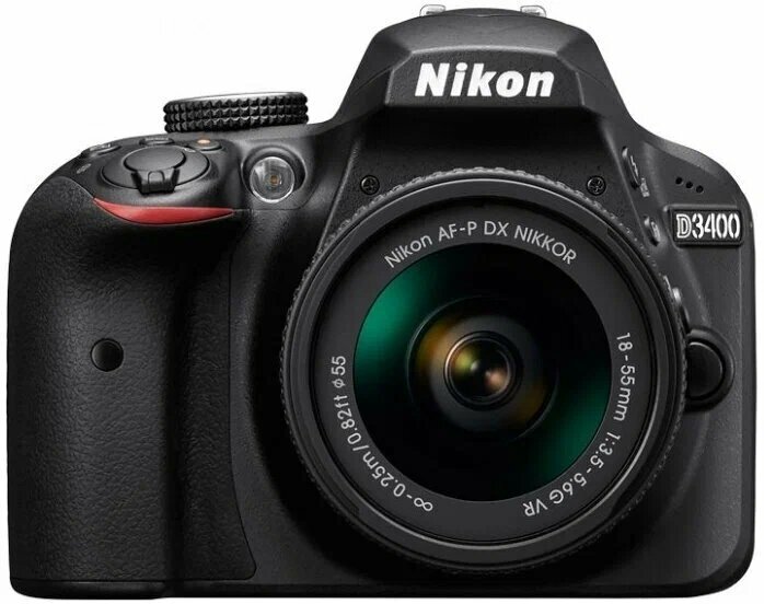 Фотоаппарат Nikon D3400 kit 18-55mm , черный