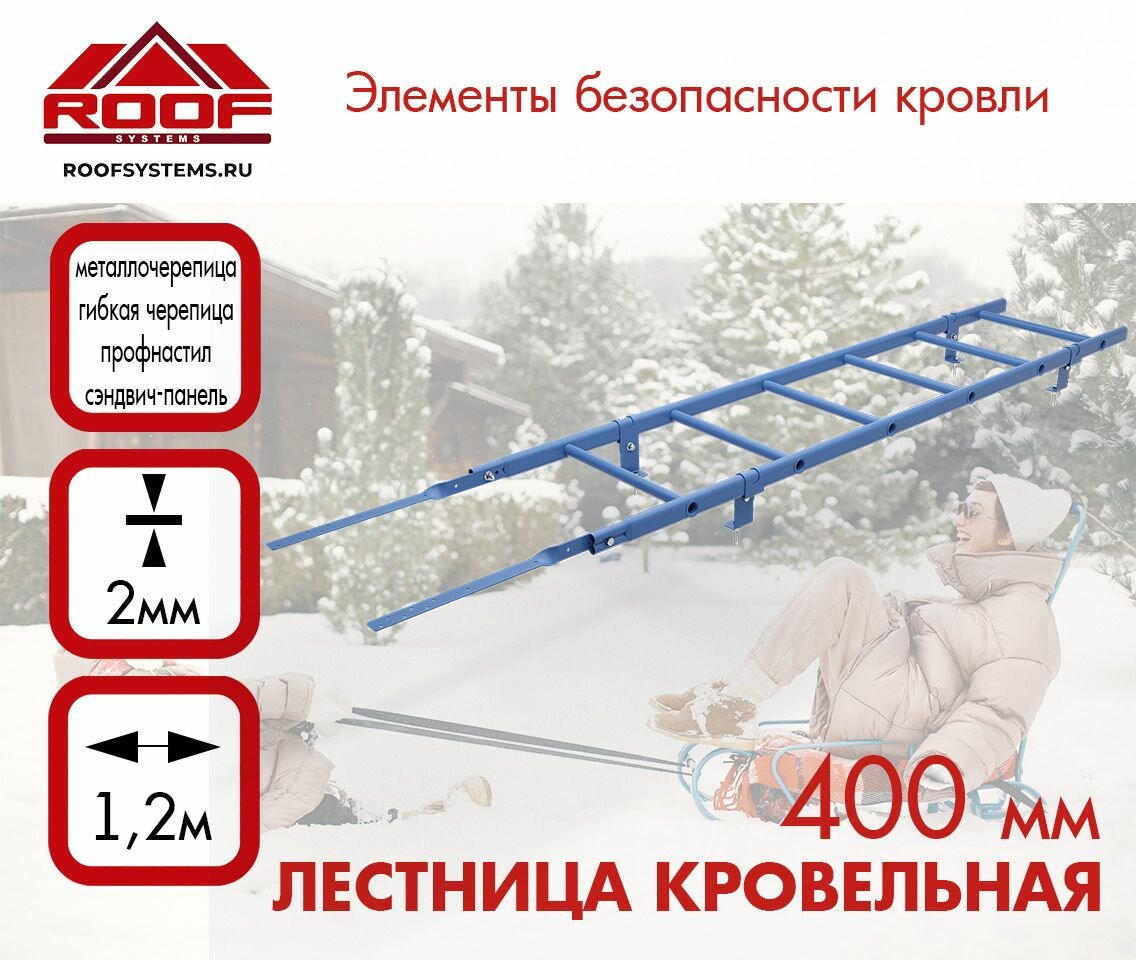 фото Лестница кровельная PRESTIGE ZN универ