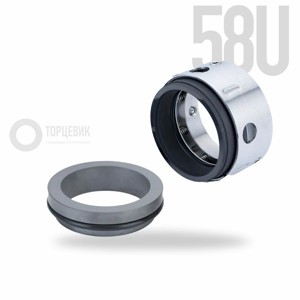 Торцевое уплотнение (сальник) 58U-65 (AS58U-65) /BP SIC/SIC/Viton