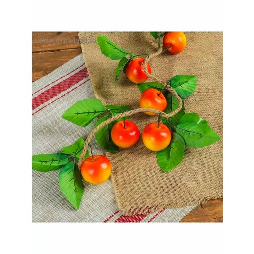 Муляж Связка яблок 50 см 5 шт 596₽