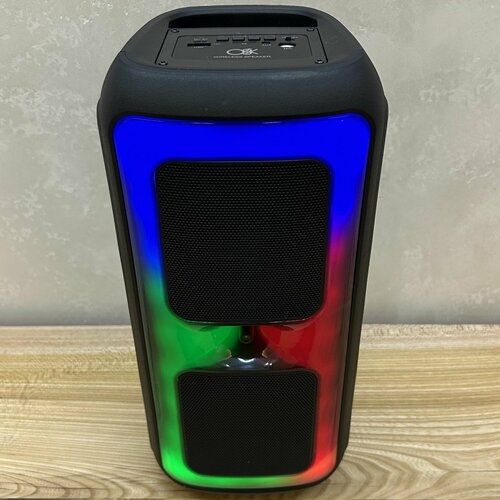 Портативная колонка Bluetooth BT-2422 мультимедийная LED подсветка USB Micro TF card TYPE-C FM-радио 199000₽