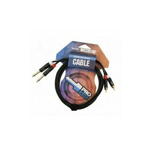 Кабель аудио 2xJack - 2xRCA ProAudio JR2-1E 10m 2288₽