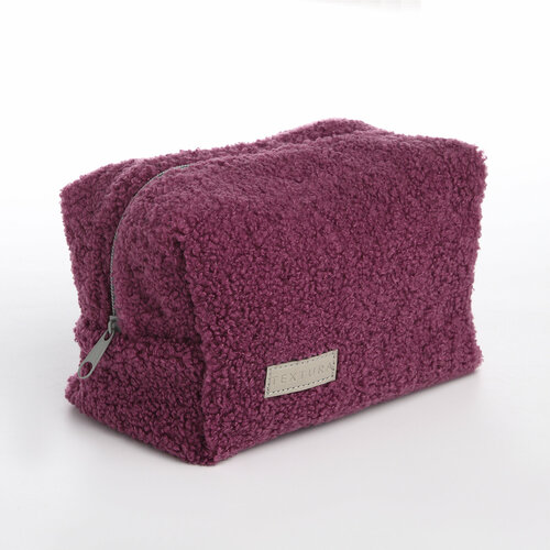 Косметичка 10х13х19 см, фиолетовый