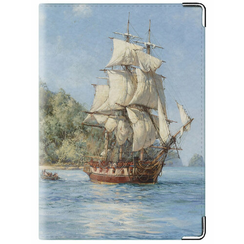 Обложка для паспорта TINA BOLOTINA, синий