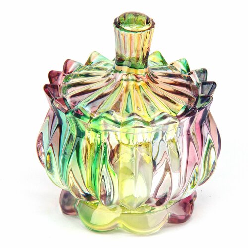 Сахарница стеклянная с крышкой в подарочной упаковке 507₽