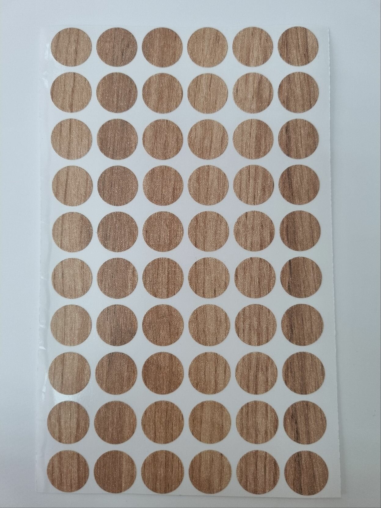 фото Заглушка самоклеющаяся декоративная для мебели, цвет Бетон светлый, цемент, диаметр 14мм