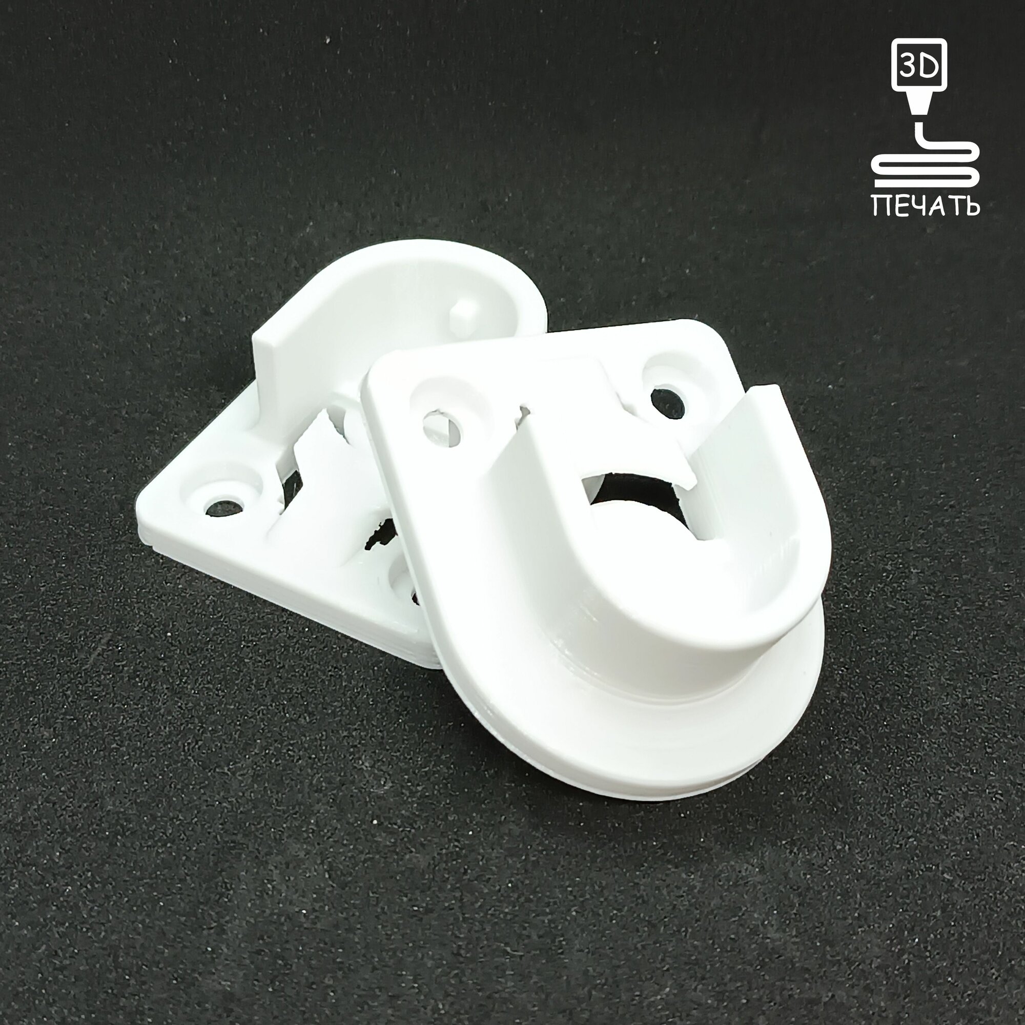 фото Усиленный штангодержатель для Икеа Пакс Комплимент, цвет серебристый