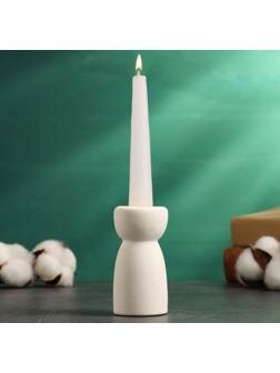 фото Подсвечник "Лунд" белый песок, 4х4х8см