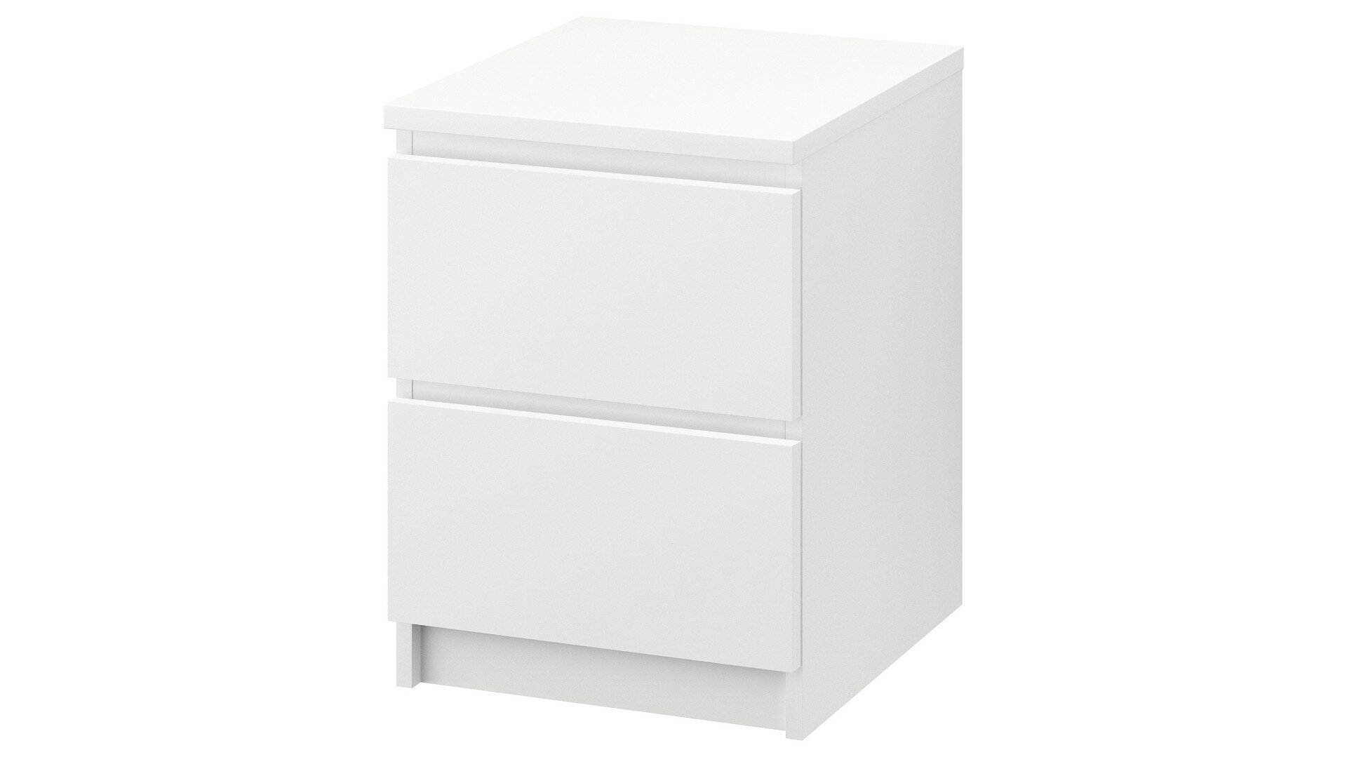 Комод MALM IKEA Белый снег 8685 BS (2 ящика) 40x48x55 см, Дом мебели для вас