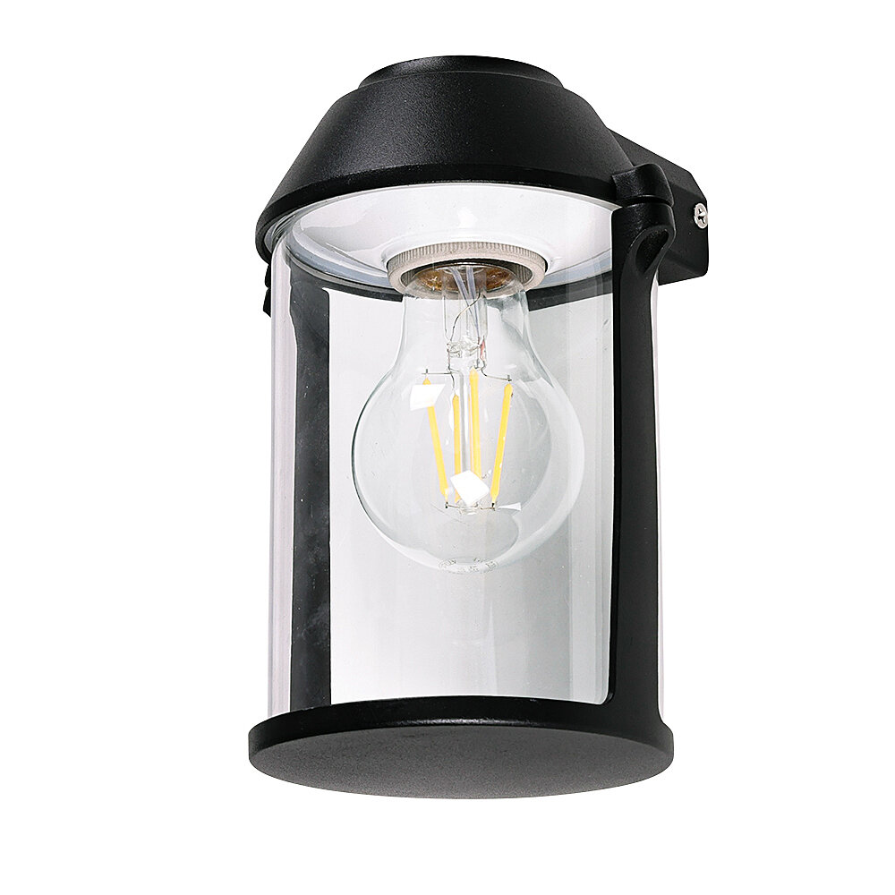 Уличный настенный светильник Arte Lamp Minchir A8306AL-1BK E27 кол-во ламп:1шт Черный