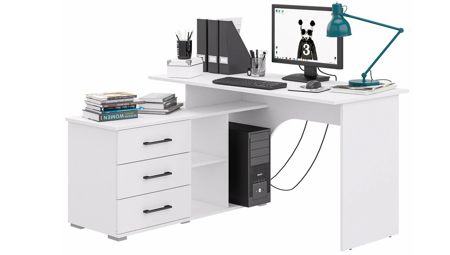 фото Стол компьютерный угловой СК-62, универсальная сборка