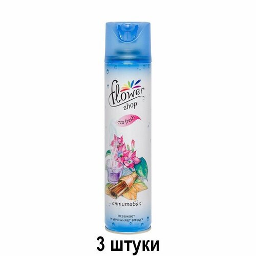 Flower Shop Освежитель воздуха Антитабак 300 мл 3 шт 658₽