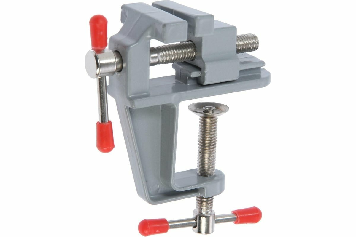 Тундра Мини-тиски алюминиевые винтовой зажим, 35 мм 7003025