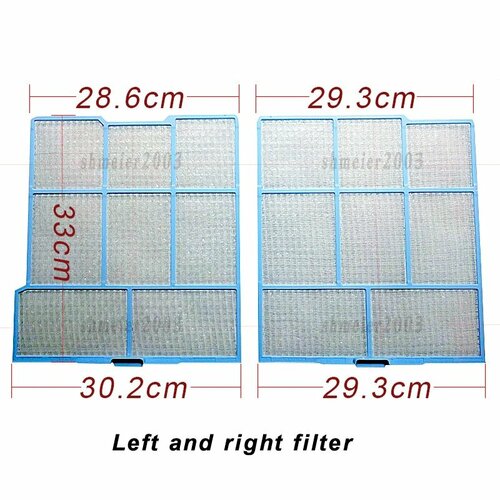 Фильтр для кондиционеров HITACHI RAS-35AHR 36AHY 32AHR 35AVZ 26 36 дгц 1 комплект Left and right 1958₽