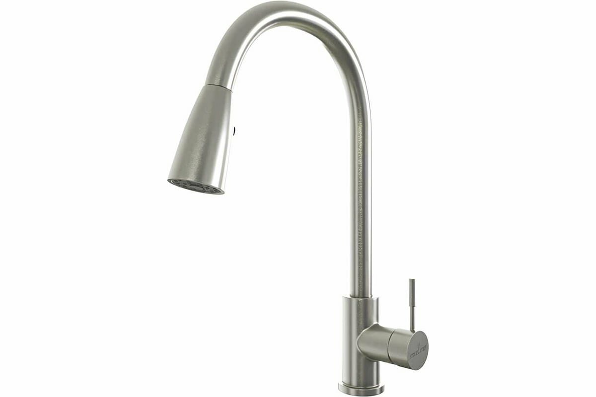 фото Смеситель для кухни 35k MIXLINE MLSS-0323 выдвижная лейка