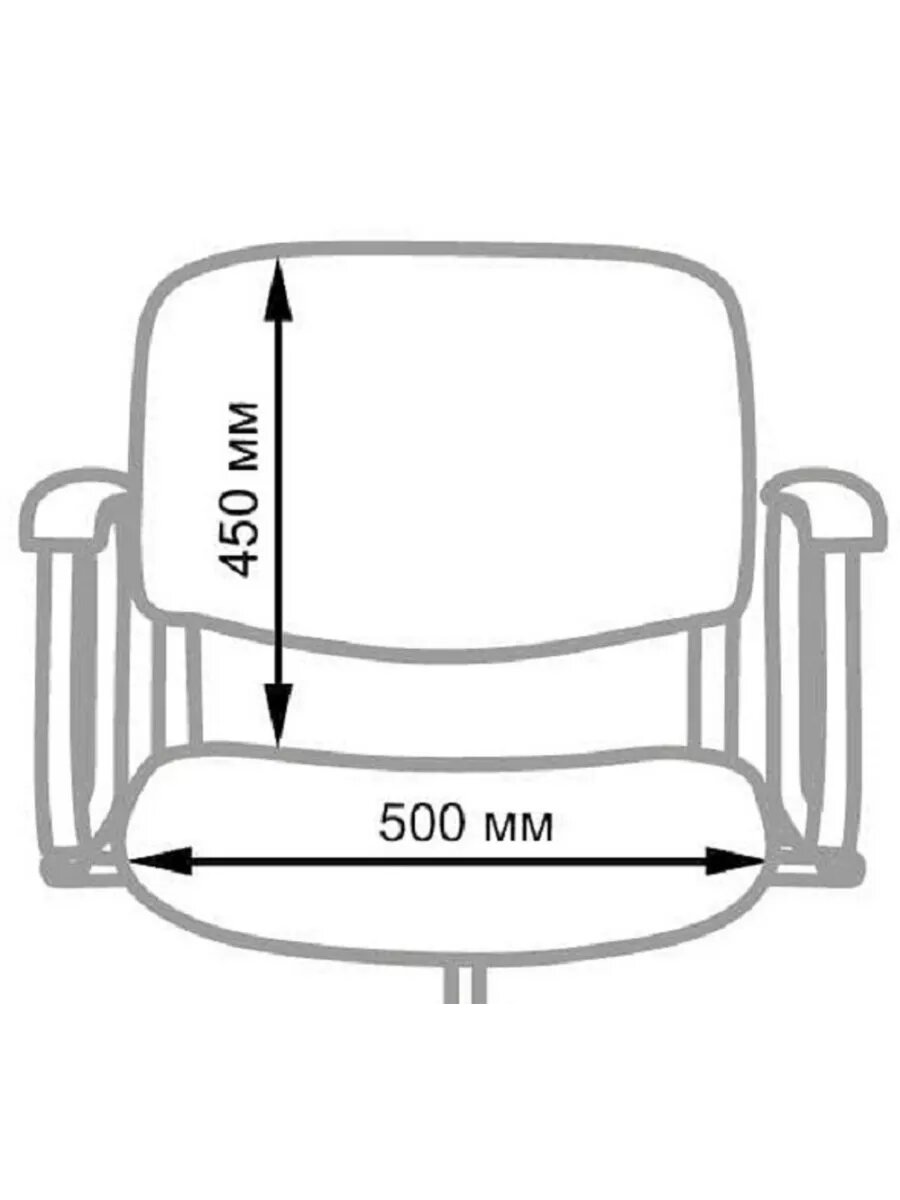 Мягкий элемент парикмахерского кресла контакт красный — фото 1