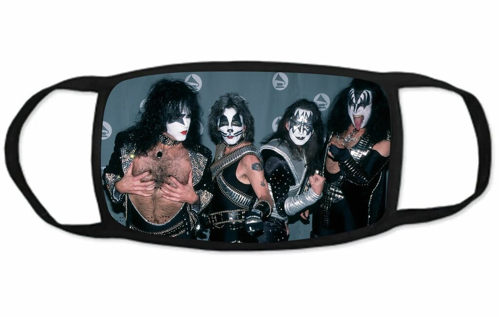 Маска защитная тканевая на лицо Kiss, Кисс №8, Детская - 18 на 10 см