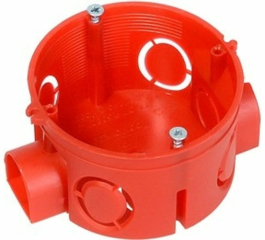 5 шт Монтажная коробка (подрозетник) HEGEL СП 68х42 блочная КУ1101