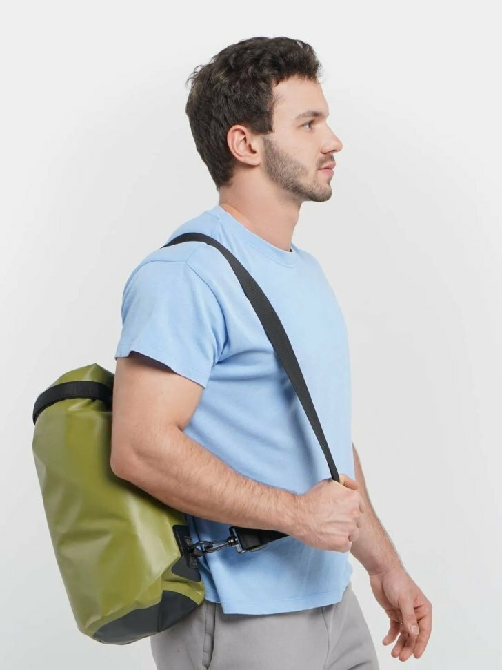 Герметичный водоотталкивающий баул Dry Bag (10л, черный)