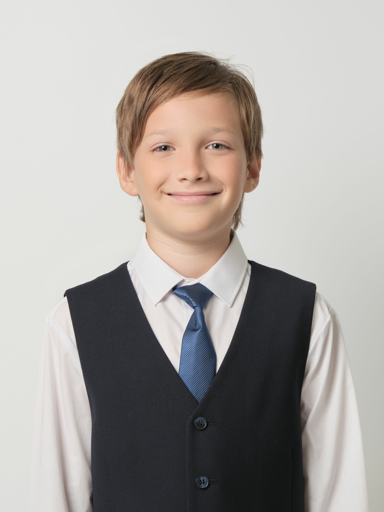 Галстук Андерсен, ярко-синий — фото 1