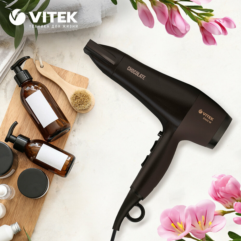 Фен Vitek VT-1308 разноцветный, 2400Вт