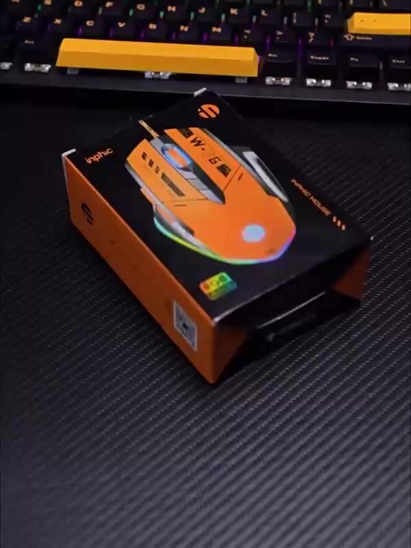 Игровая компьютерная мышь для киберспорта inphic W6 c RGB подсветкой — фото 1