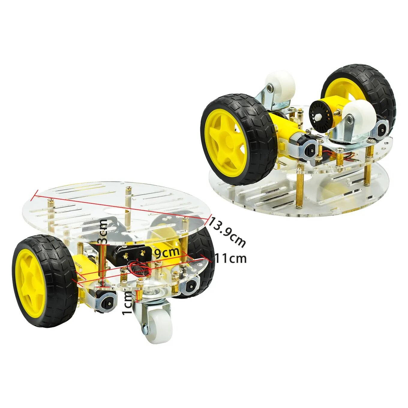 Комплект для робота Arduino UNO R3, two layers 2WD