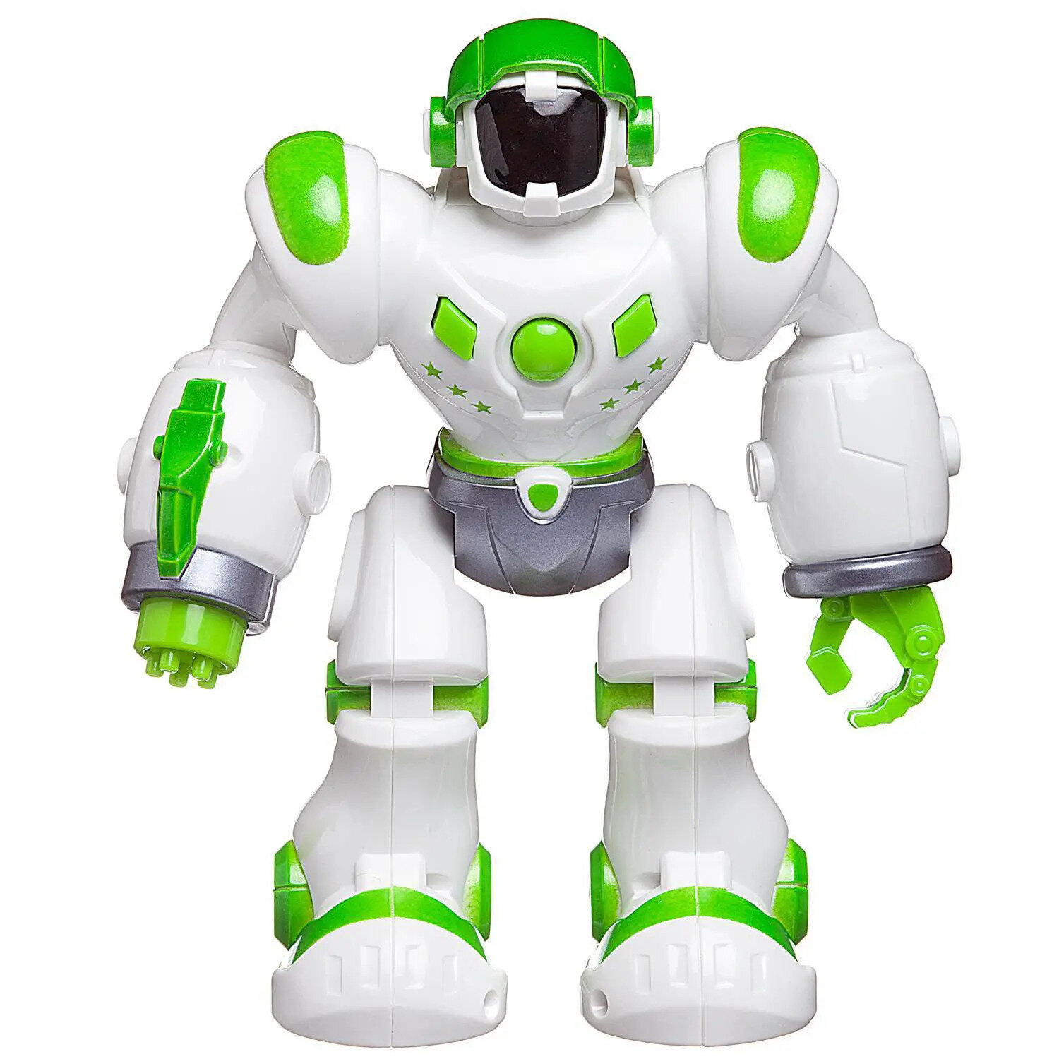 Робот ABtoys, световые и звуковые эффекты, бело-зеленый (C-00342/зеленый) от ABtoys (АБтойс)