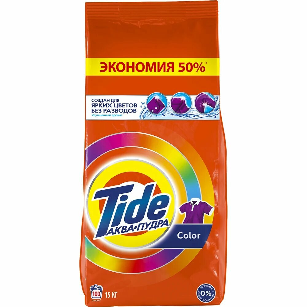 Стиральный порошок TIDE Color 15кг 0001230266