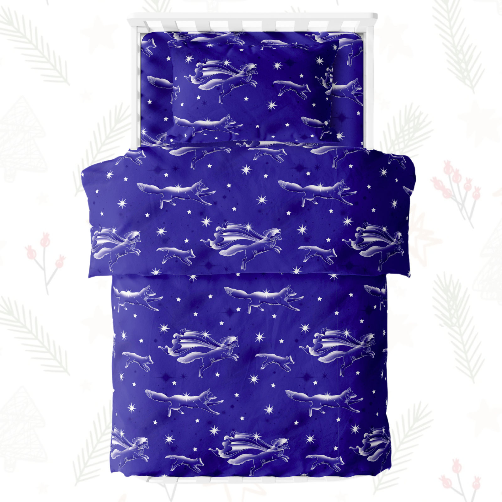 Постельное белье 1 5 спальное детское Ночь Нежна Созвездие наволочки 50х70 100% хлопок ткань бязь
