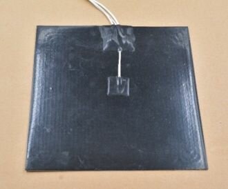 Черный силиконовый нагревательный стол 12В 200Вт 200x200