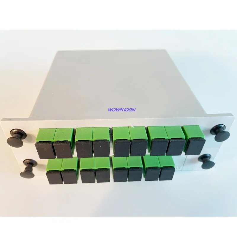 Индивидуальный SC APC 1X16 PLC распределитель волоконно-оптическая коробка FTTH PLC разделитель, divisor del plc de la Fiber Optical, SC APC