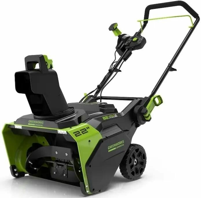 Снегоуборщик GREENWORKS GD82ST, аккумуляторный, без АКБ, без ЗУ