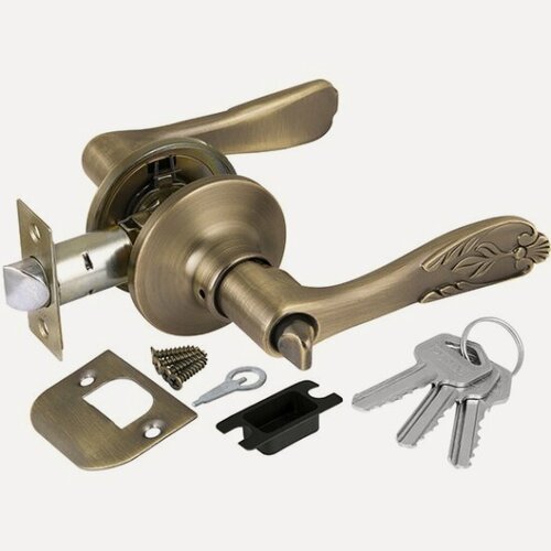 Изображение товара Ручка защелка Punto DK633 MAB-ET (6033 MAB-E ) (кл./фик.) мат. бронза