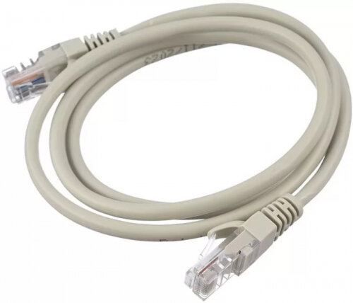 Патч-корд Gopower UTP кат.5e RJ-45(M)/RJ-45(M) 3м. серый