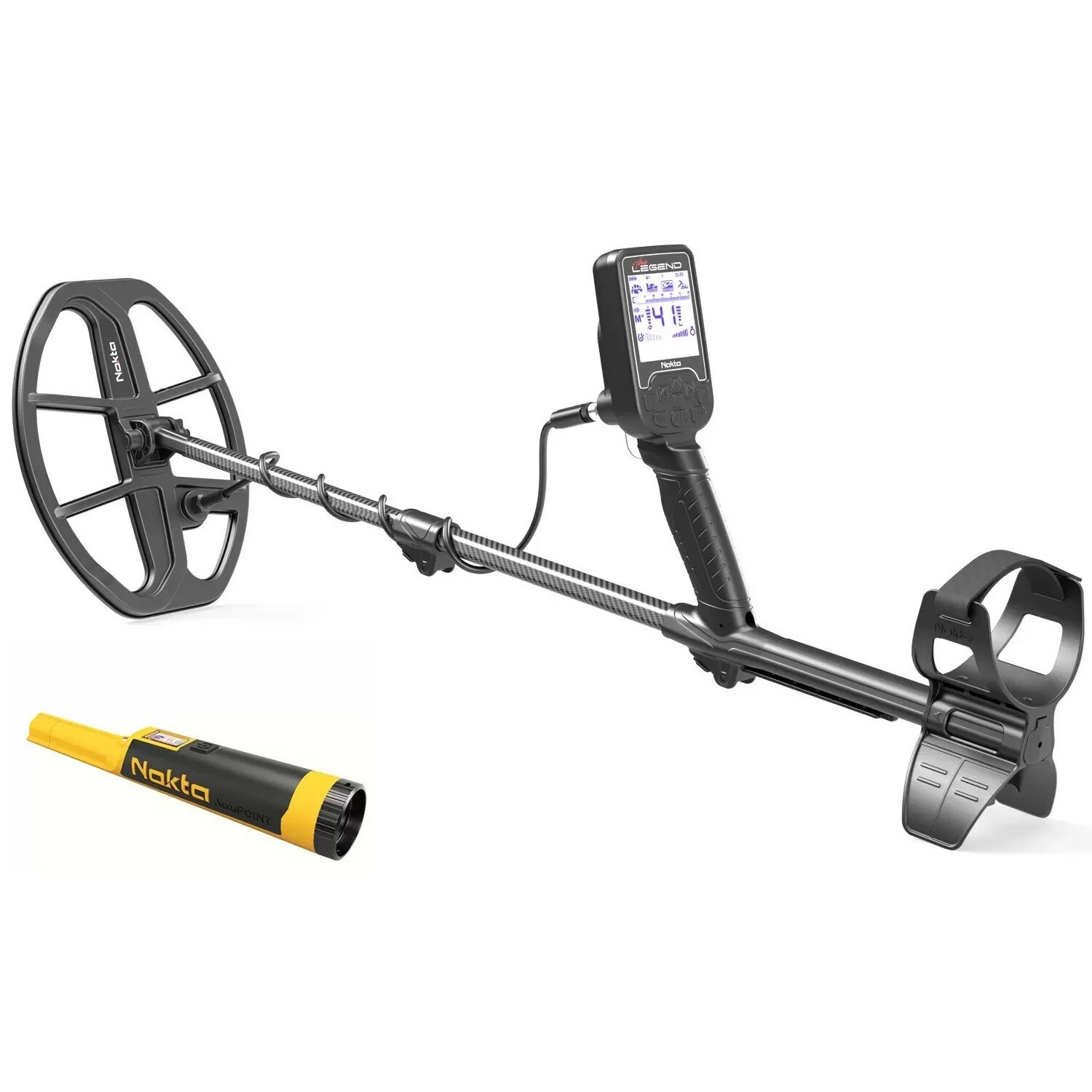 Металлоискатель Nokta Makro Legend без наушников, с пинпойнтером в комплекте
