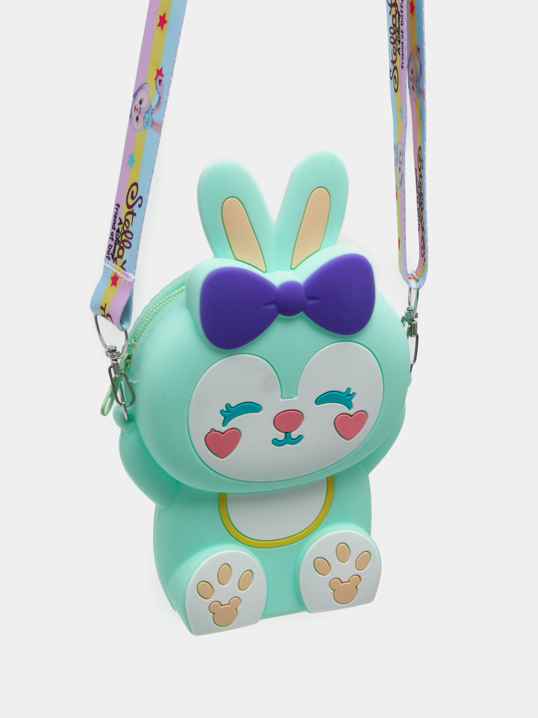 Сумка кросс-боди , фактура матовая, бирюзовый — фото 1