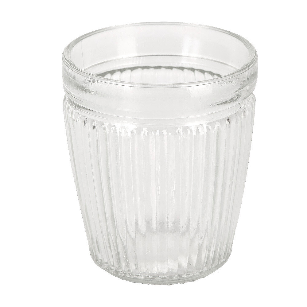 Графин со стаканом набор 2пр. , объем 1100/220 мл, прозрачный, форма бутылки, узорчатый, стекло, Nouvelle — фото 1