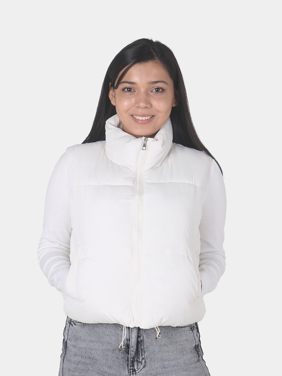 Жилет спортивный , размер One Size, белый, — фото 1