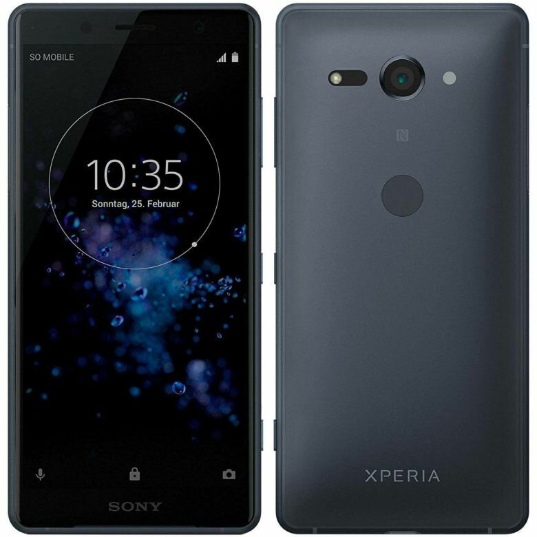 Смартфон sony xperia xz2 compact 4/64 Double SIM, Чёрный