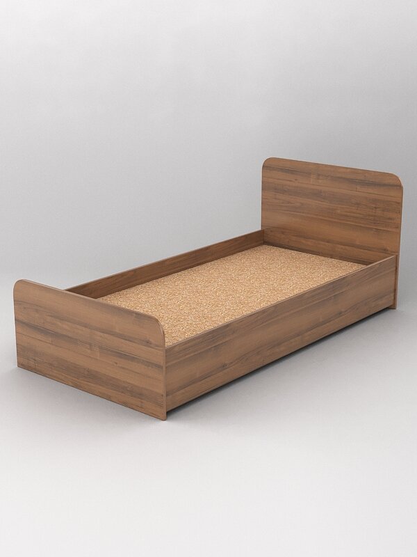 Кровать односпальная №1, Орех. Производитель товара - компания Westcom.