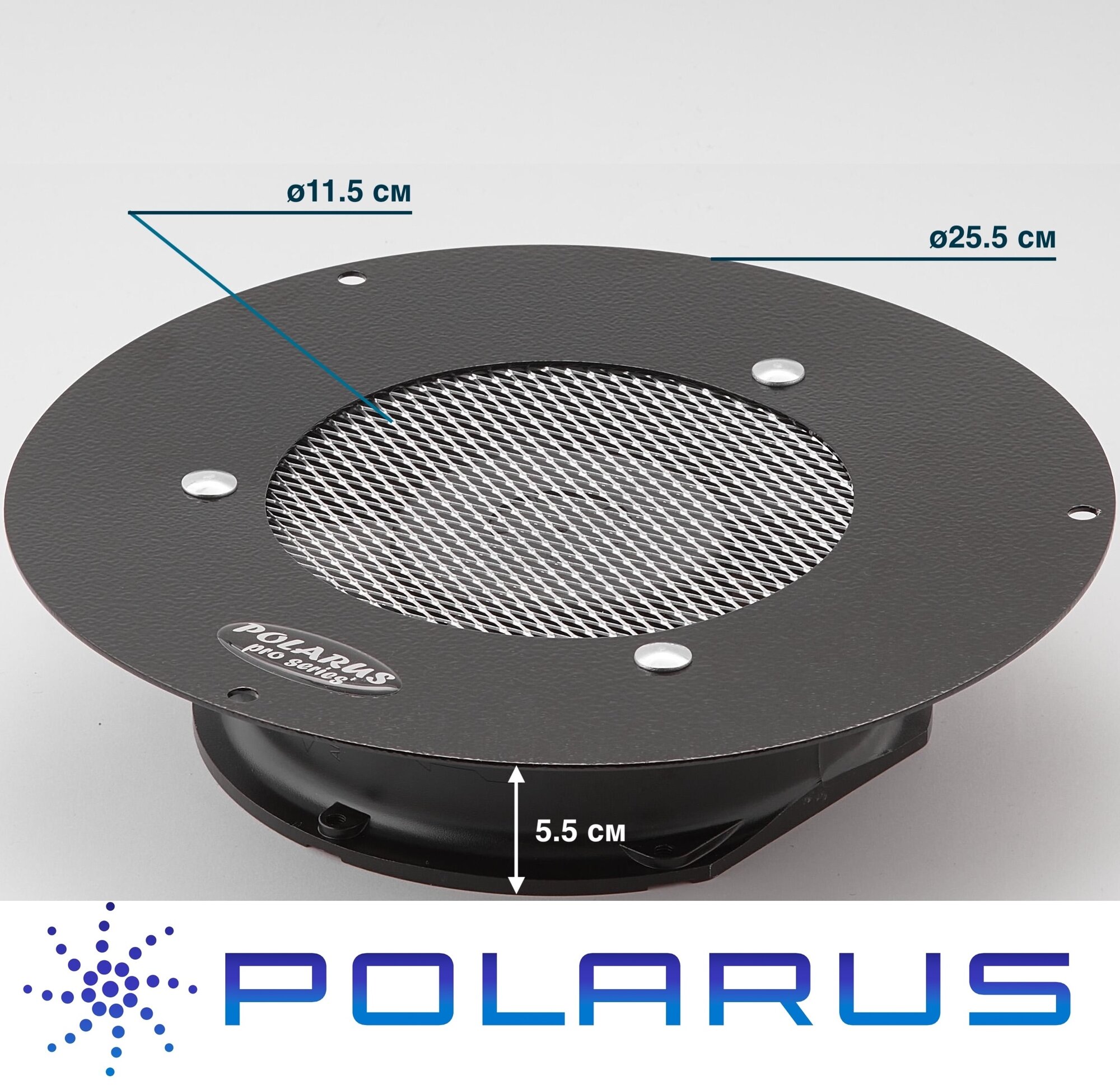 Пылесос для маникюра встраиваемый Polarus PRO-series 80 Вт металл (без отвода MINI) TD-PRO (MINI-black)