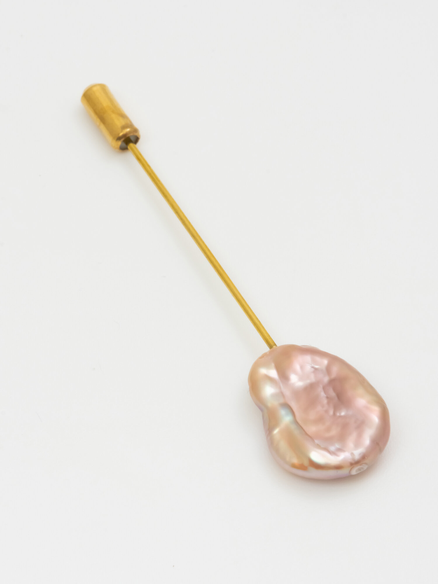 Брошь ЖемАрт, жемчуг пресноводный культивированный