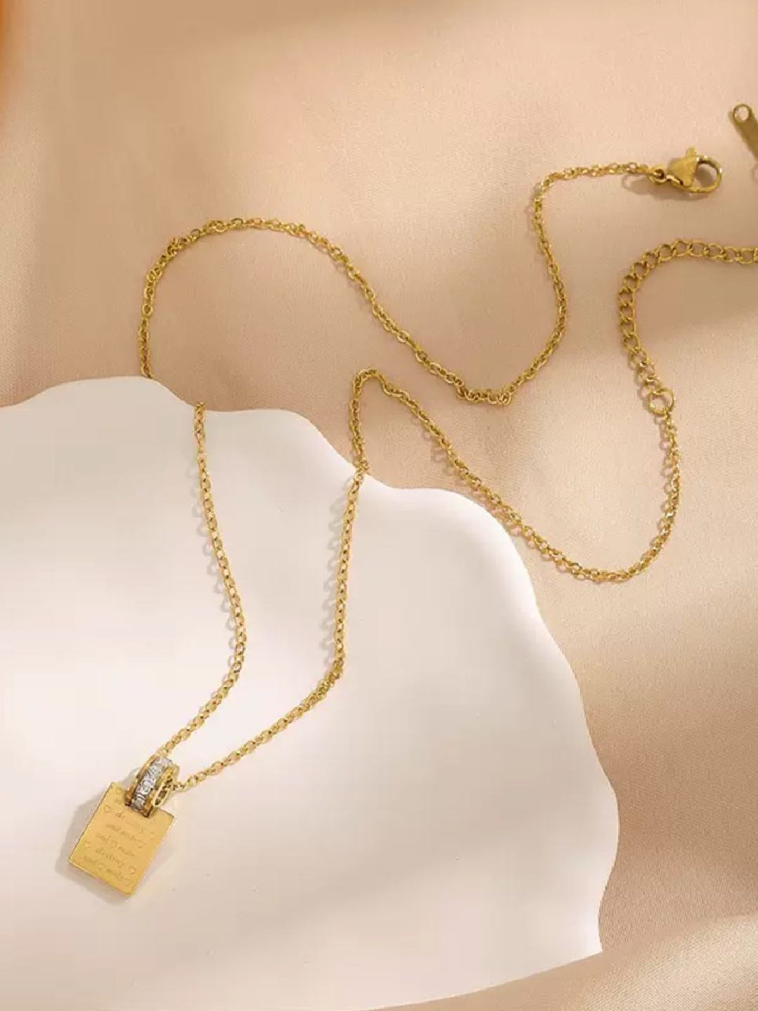 Цепь, длина 45 см, gold — фото 1